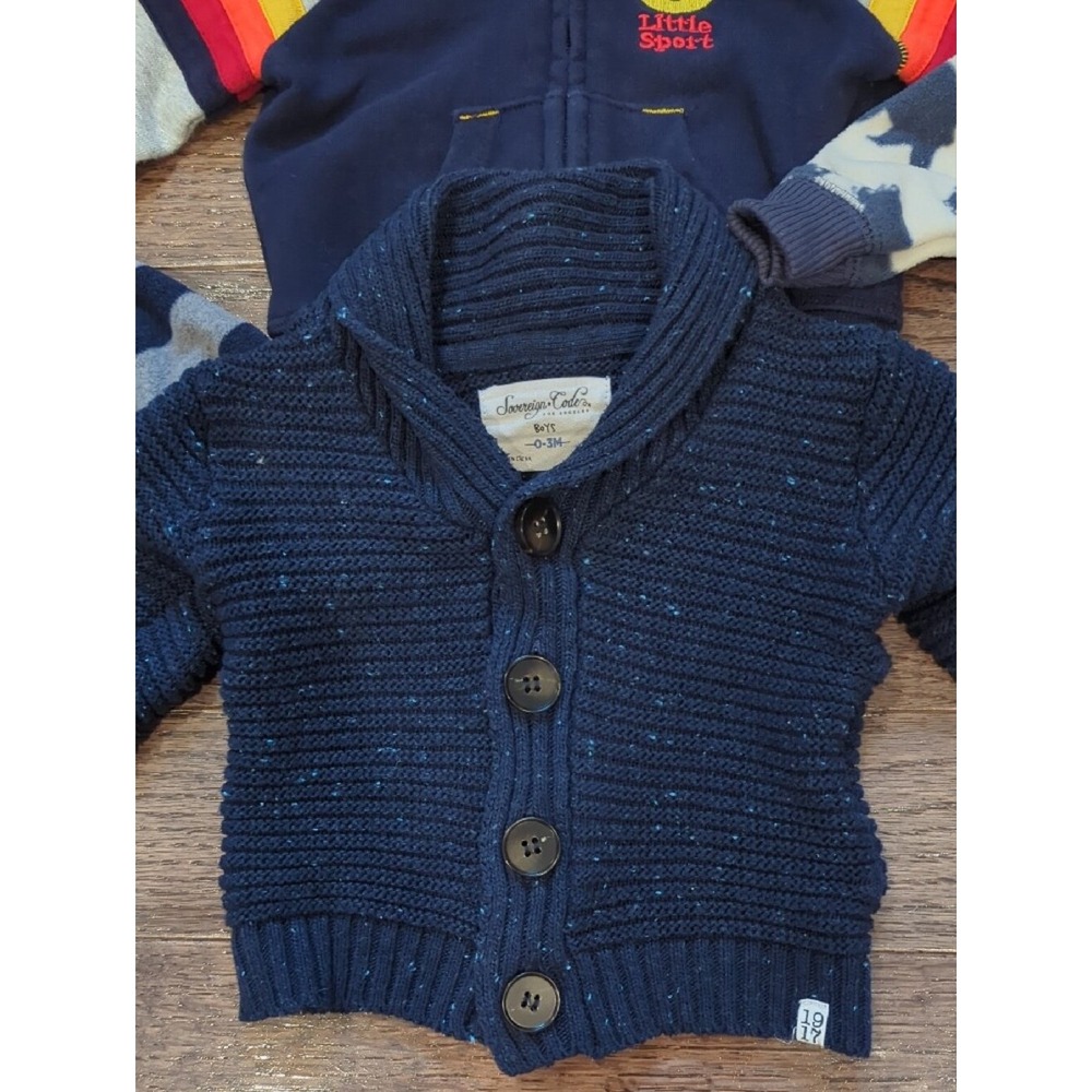 Baby Boys 3 Month‎ Bundle Sweatshirts Sweaters Hoodies image 7